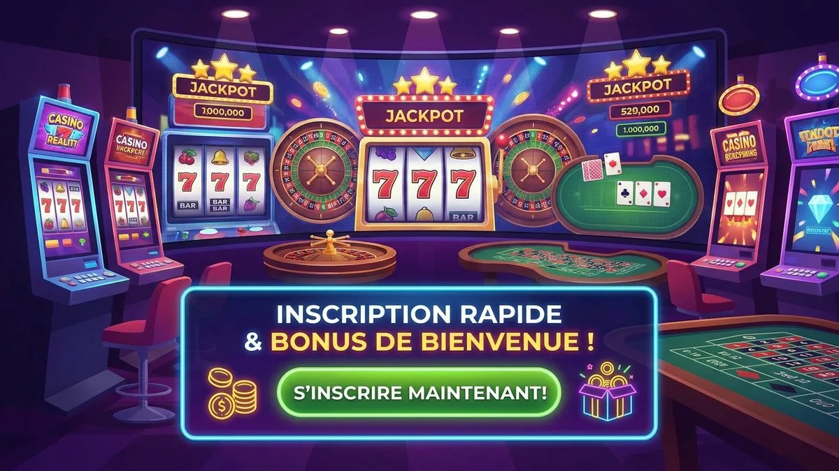 Inscription avec bonus